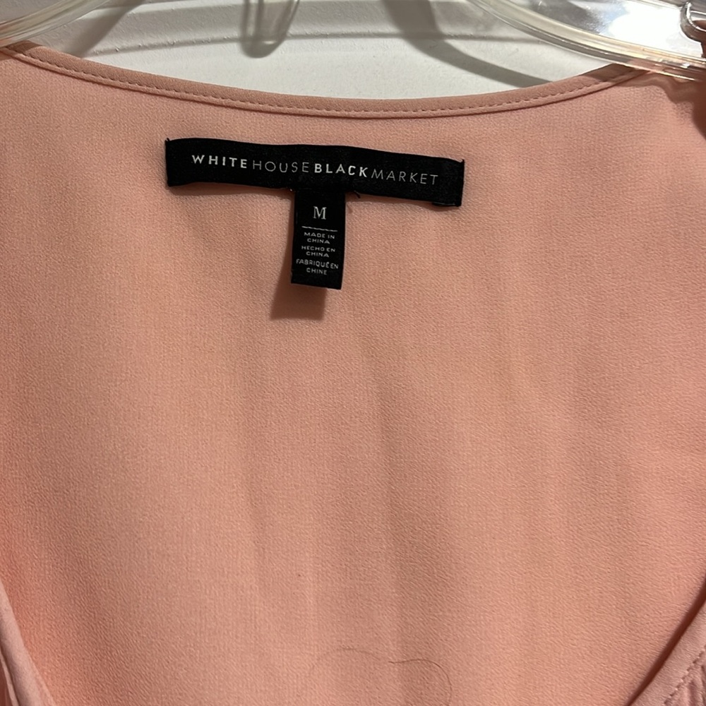 WHBM Pink Ruffle Tank Top - Picture 3 of 6
